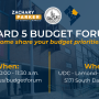 What are your budget priorities?